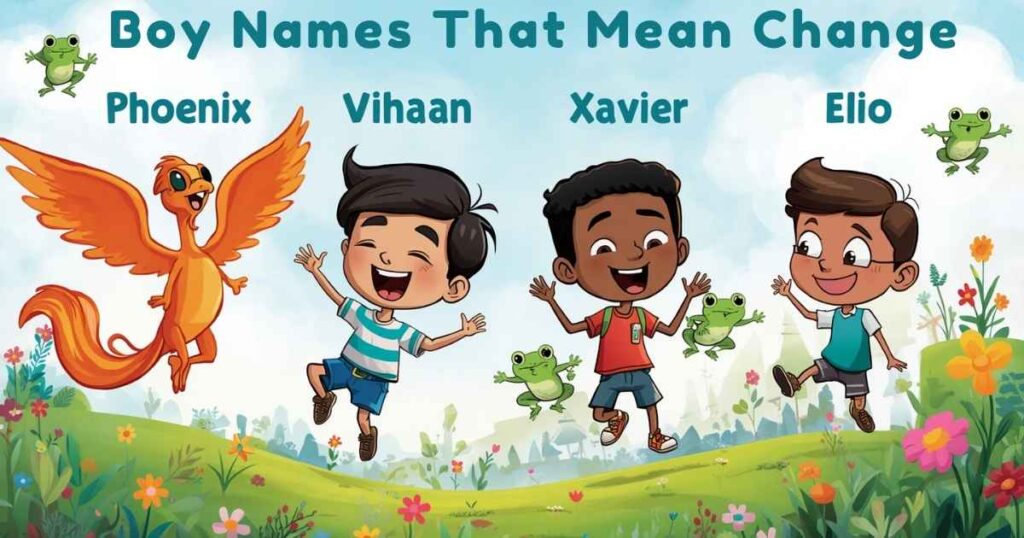 Boy Names That Mean Change