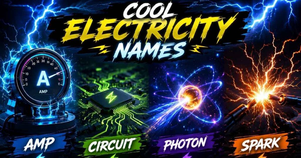 Cool Electricity Names