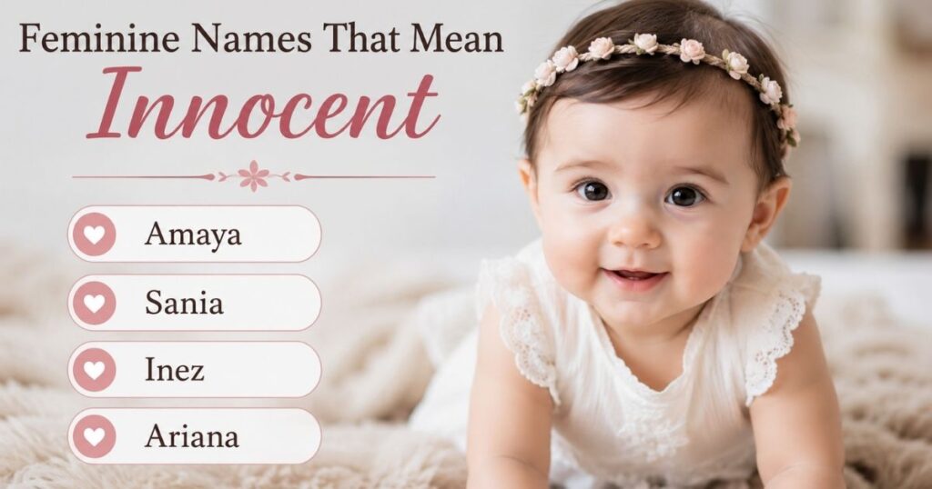 Feminine Names That Mean Innocent