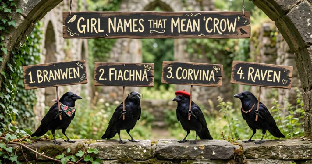 Girl Names That Mean Crow