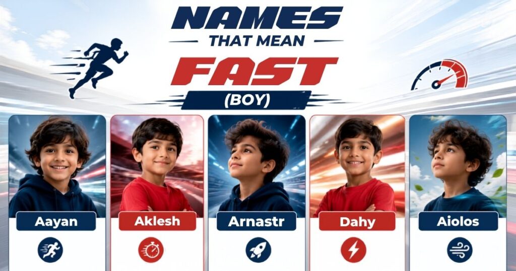Names That Mean Fast (Boy)