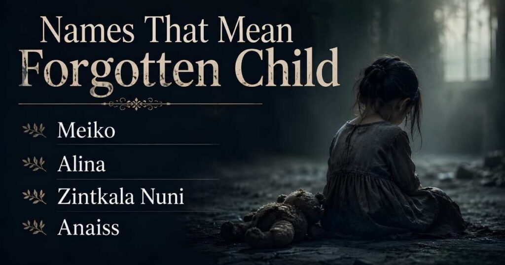 Names That Mean Forgotten Child