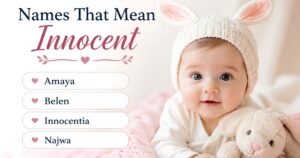 Names That Mean Innocent