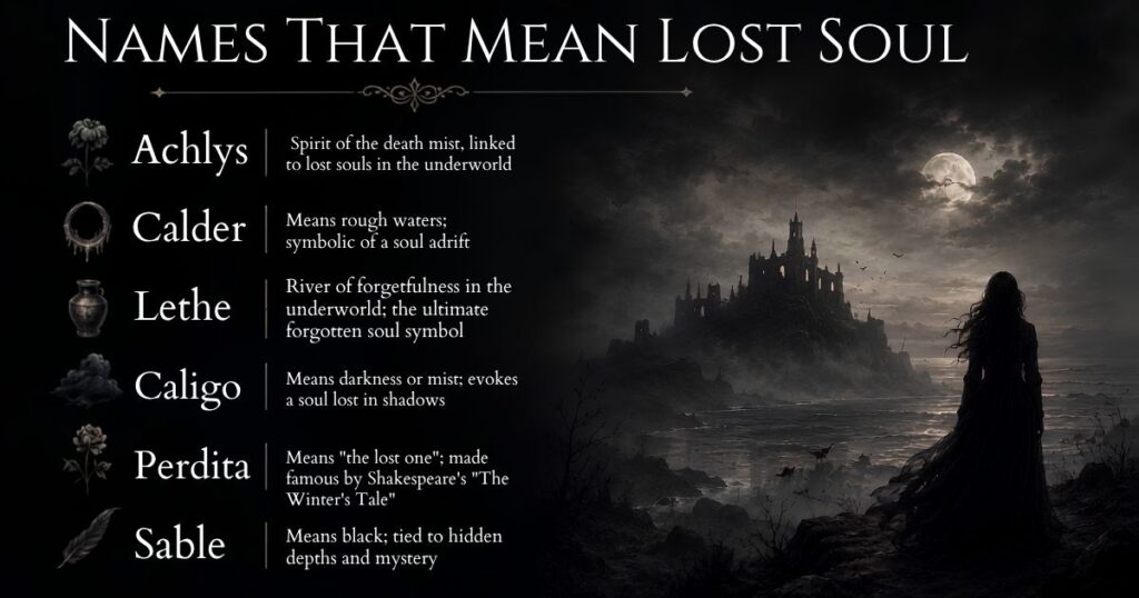 Names That Mean Lost Soul