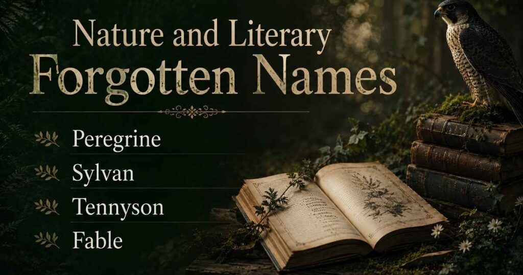 Nature and Literary Forgotten Names