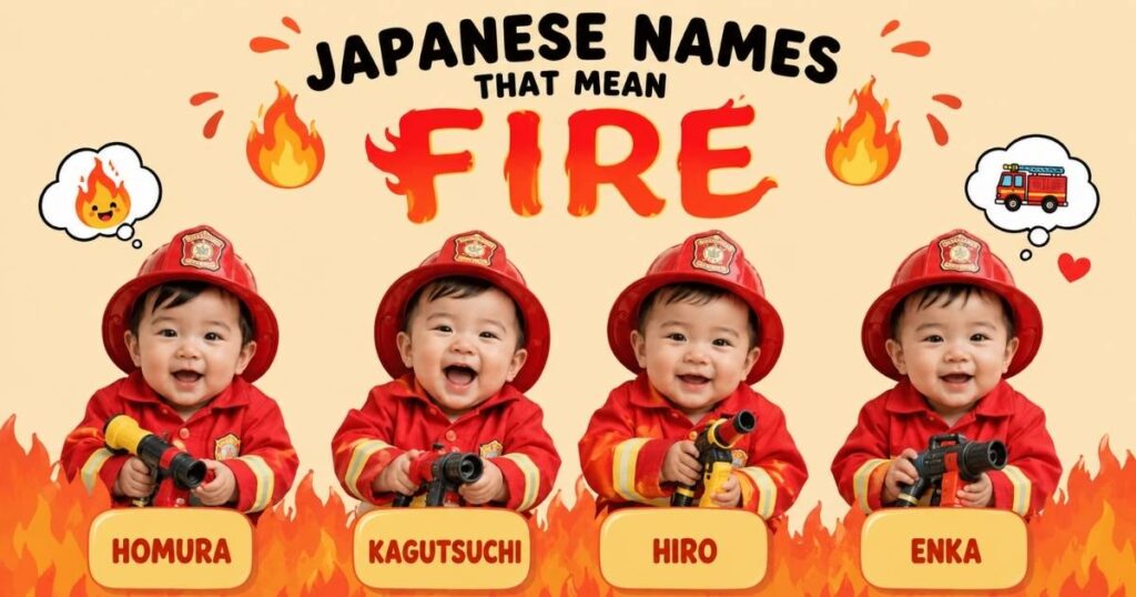 Japanese Names That Mean Fire