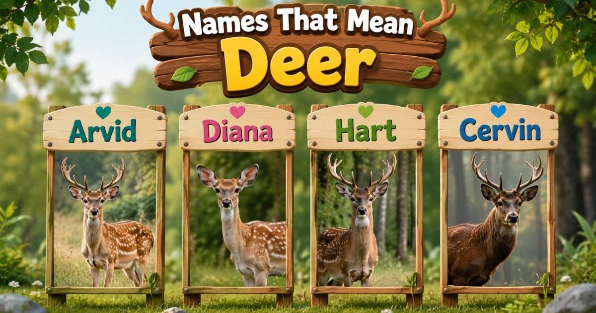 Names That Mean Deer