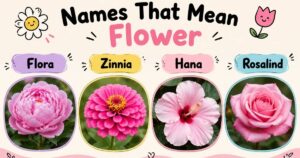 Names That Mean Flower