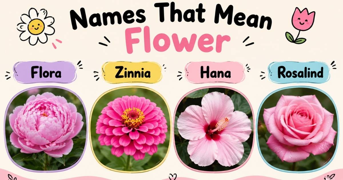 Names That Mean Flower