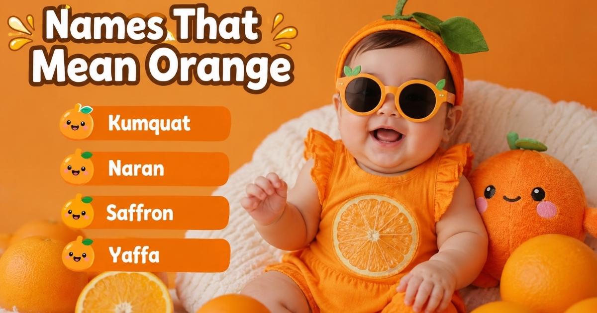 Names That Mean Orange