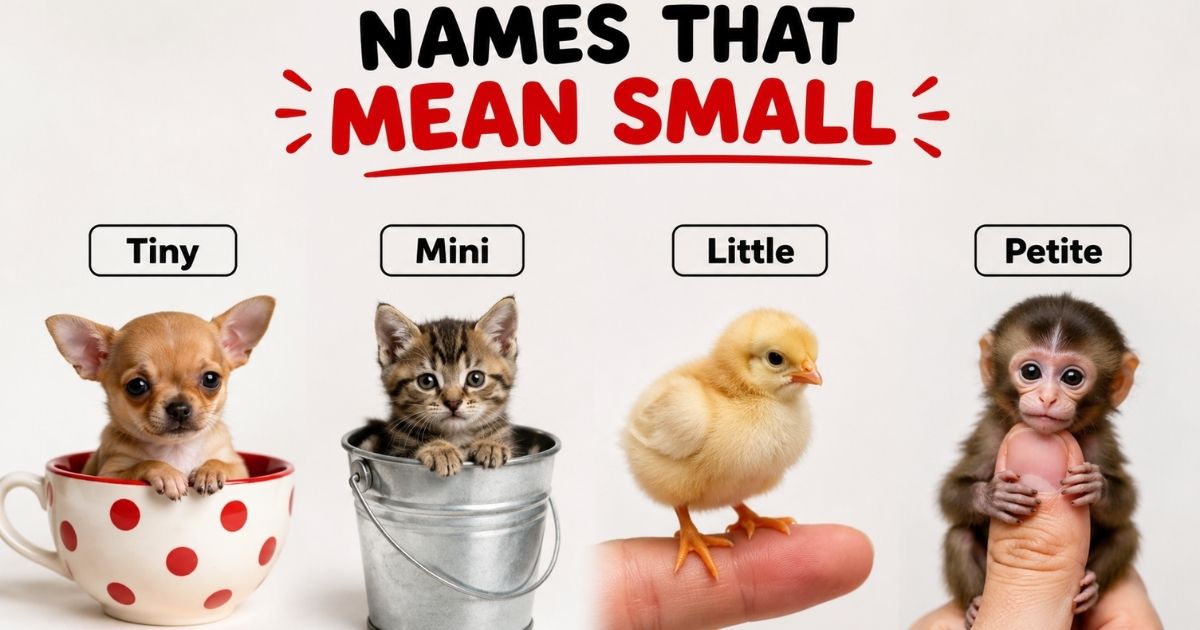 Names That Mean Small
