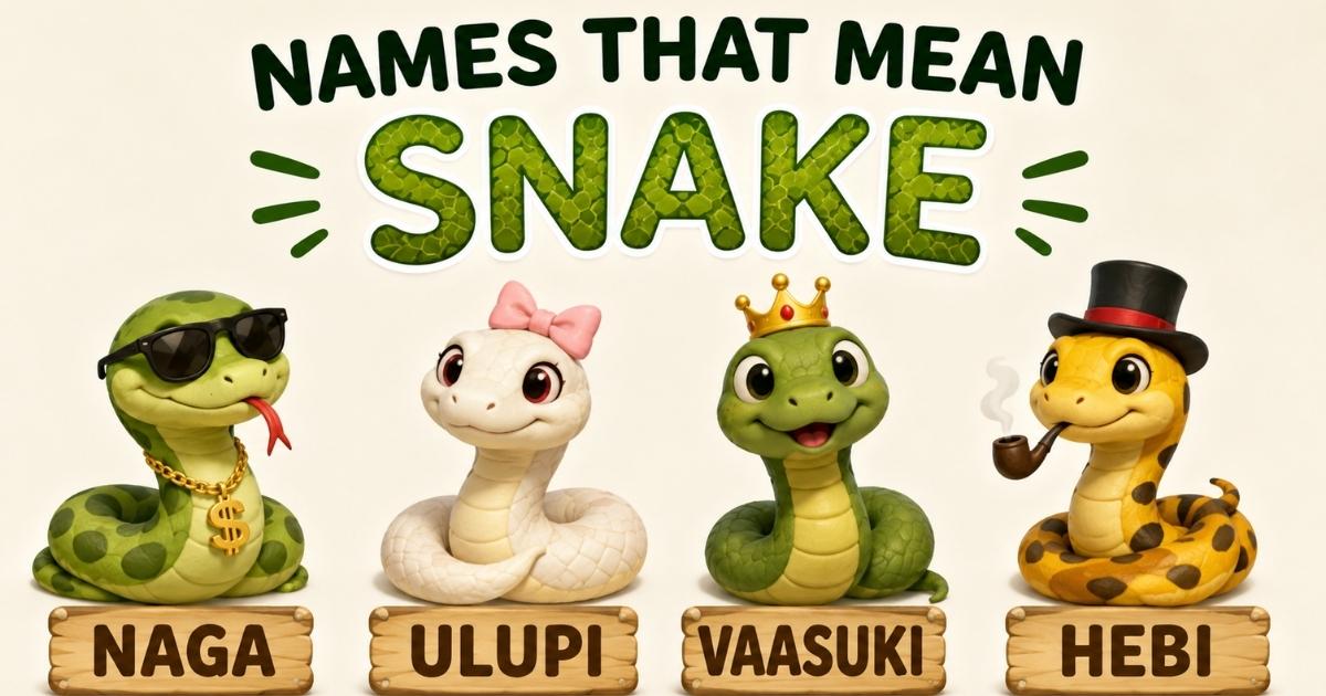 Names That Mean Snake