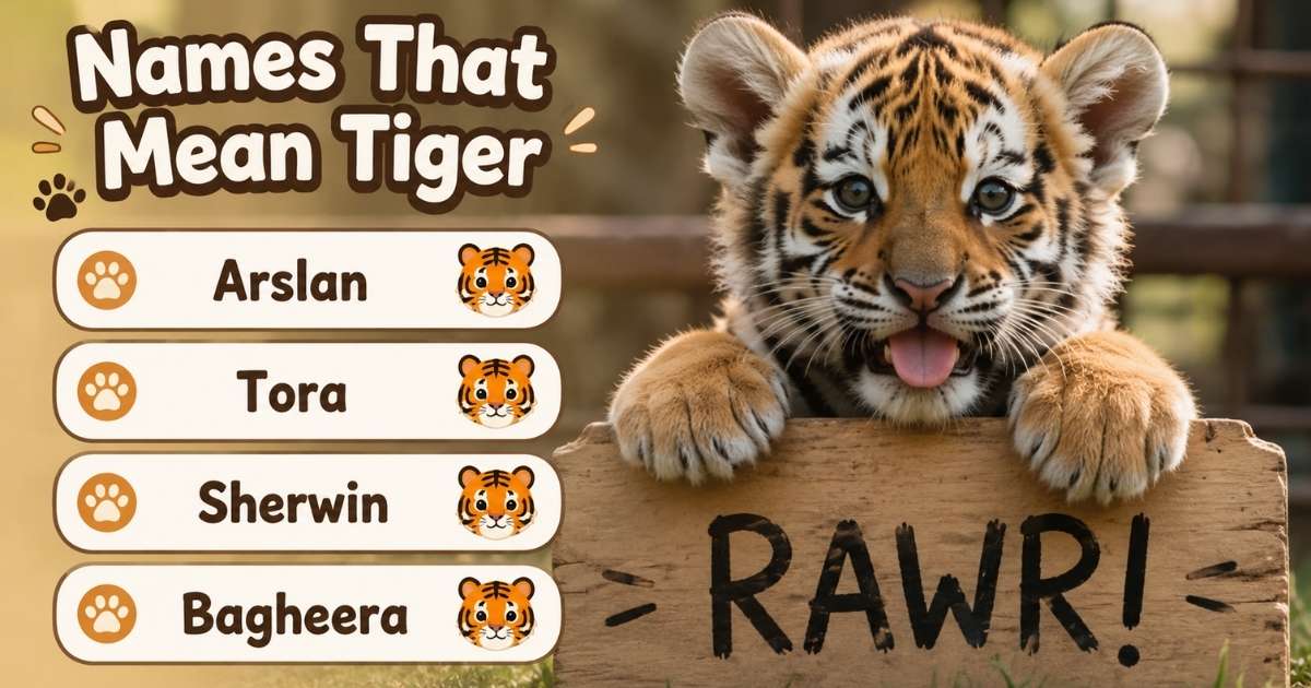 Names That Mean Tiger