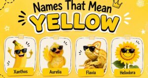 Names That Mean Yellow