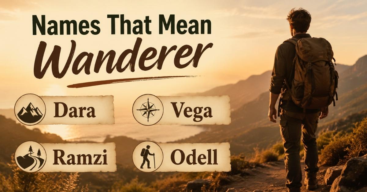 Names That Mean Wanderer