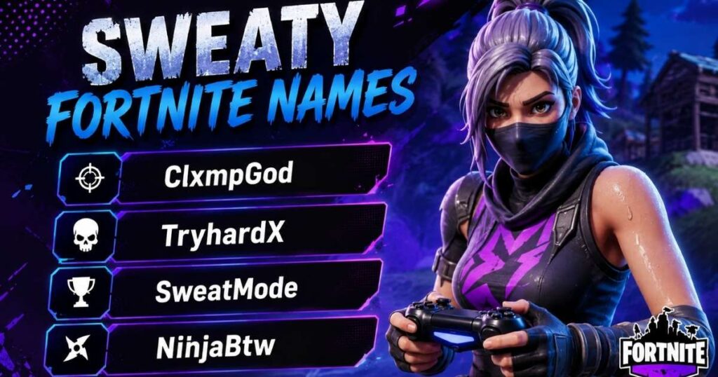 Sweaty Fortnite Names