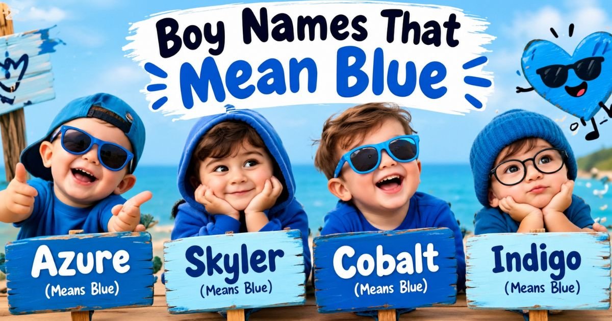 Boy Names That Mean Blue