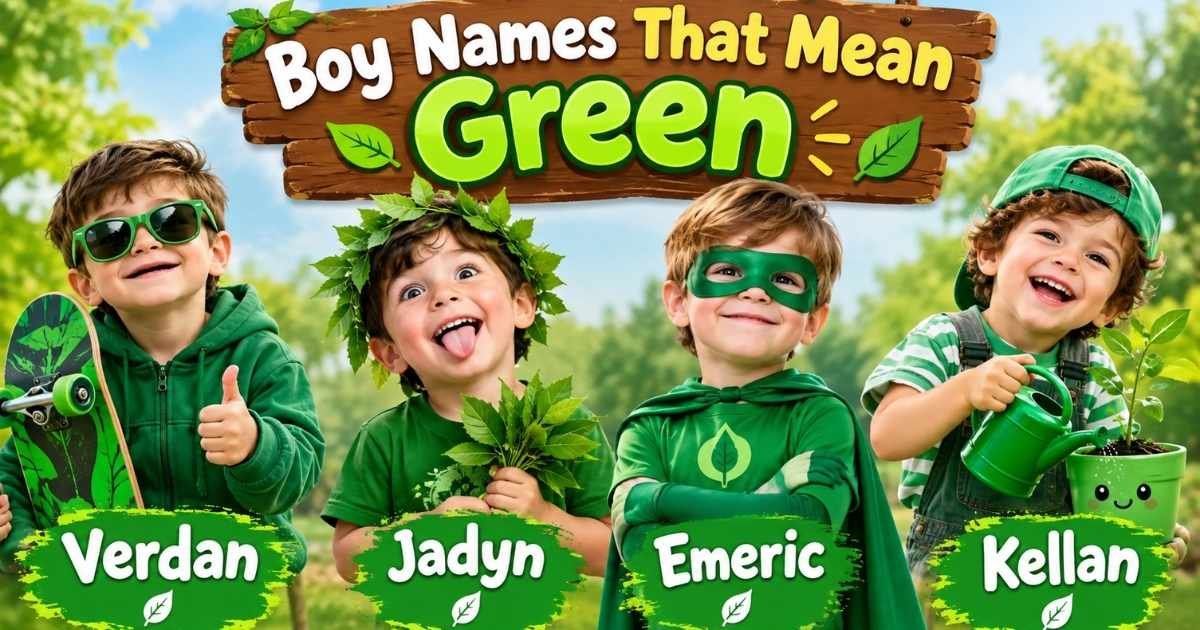 Boy Names That Mean Green