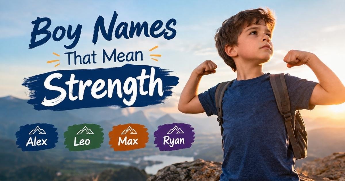 Boy Names That Mean Strength