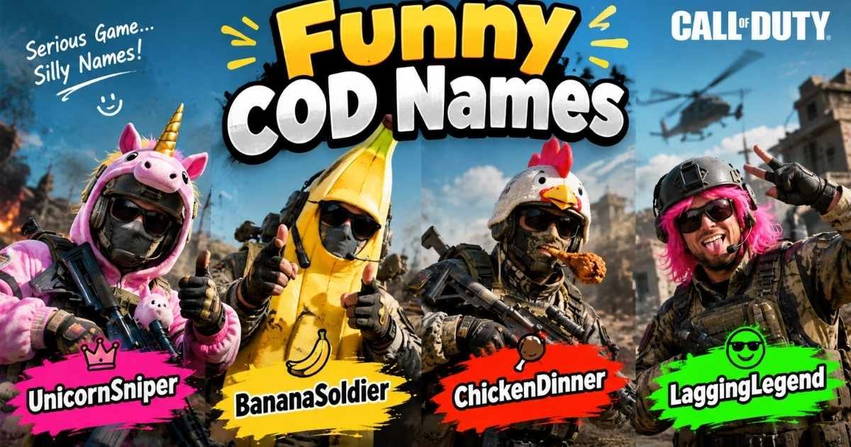 Funny COD Names