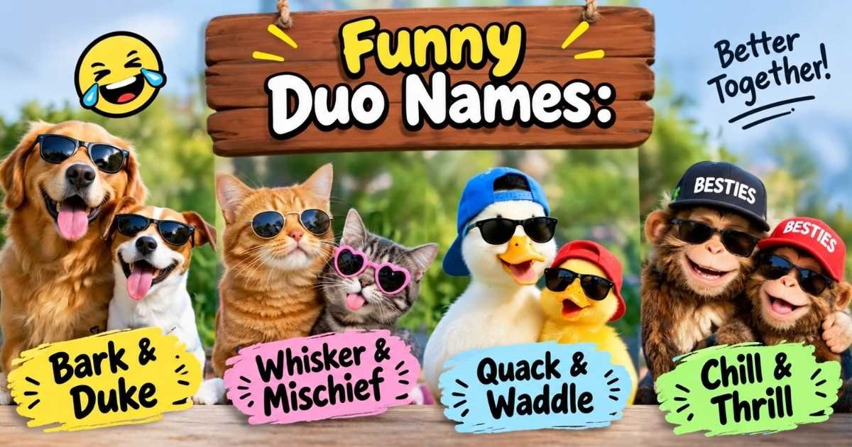Funny Duo Names