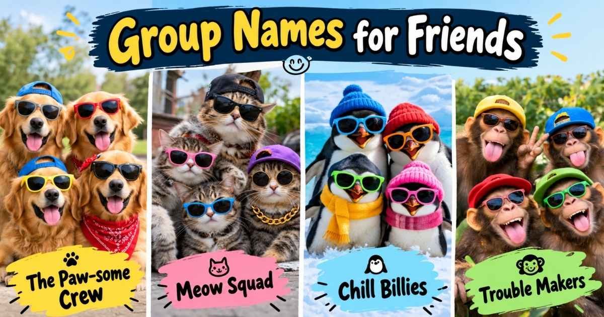 Group Names for Friends