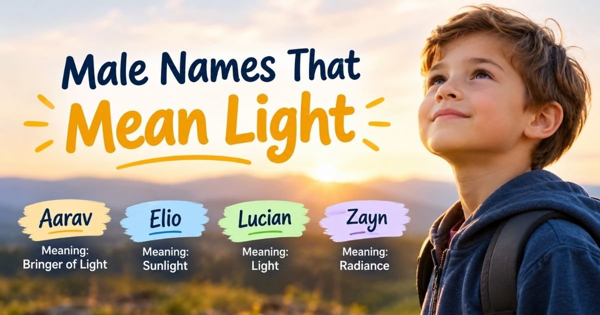 Male Names That Mean Light