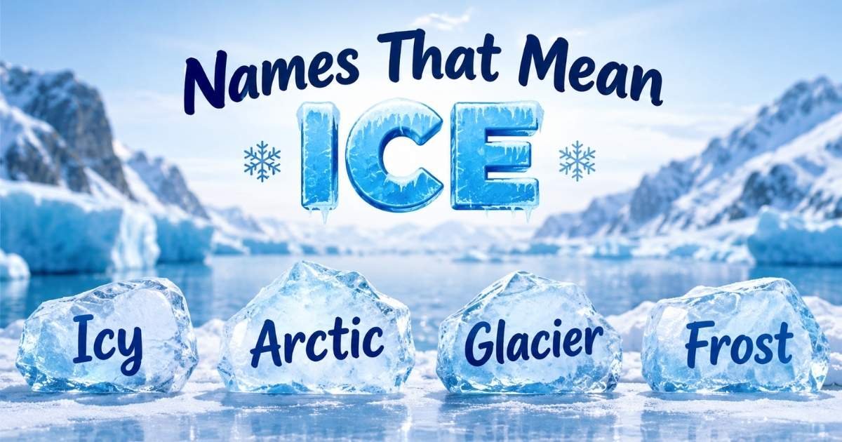 Names That Mean Ice