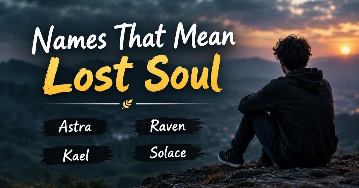 Names That Mean Lost Soul