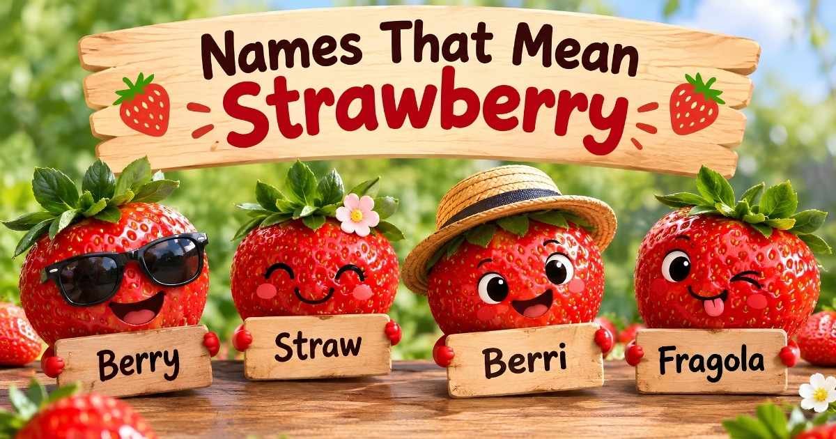 Names That Mean Strawberry