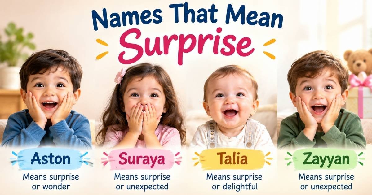Names That Mean Surprise