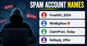Spam Account Name