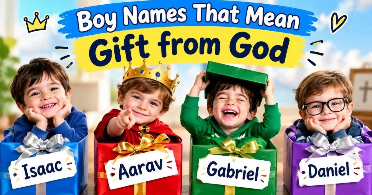 Boy Names That Mean Gift from God