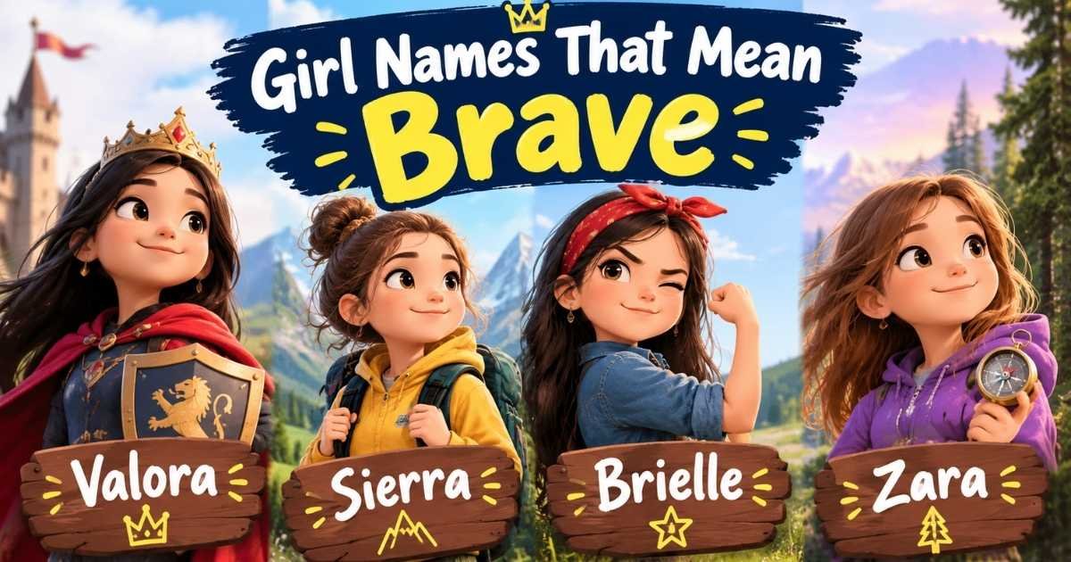 Girl Names That Mean Brave