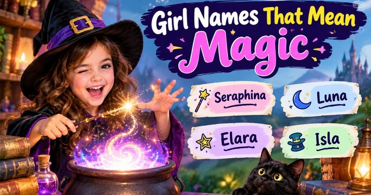 Girl Names That Mean Magic