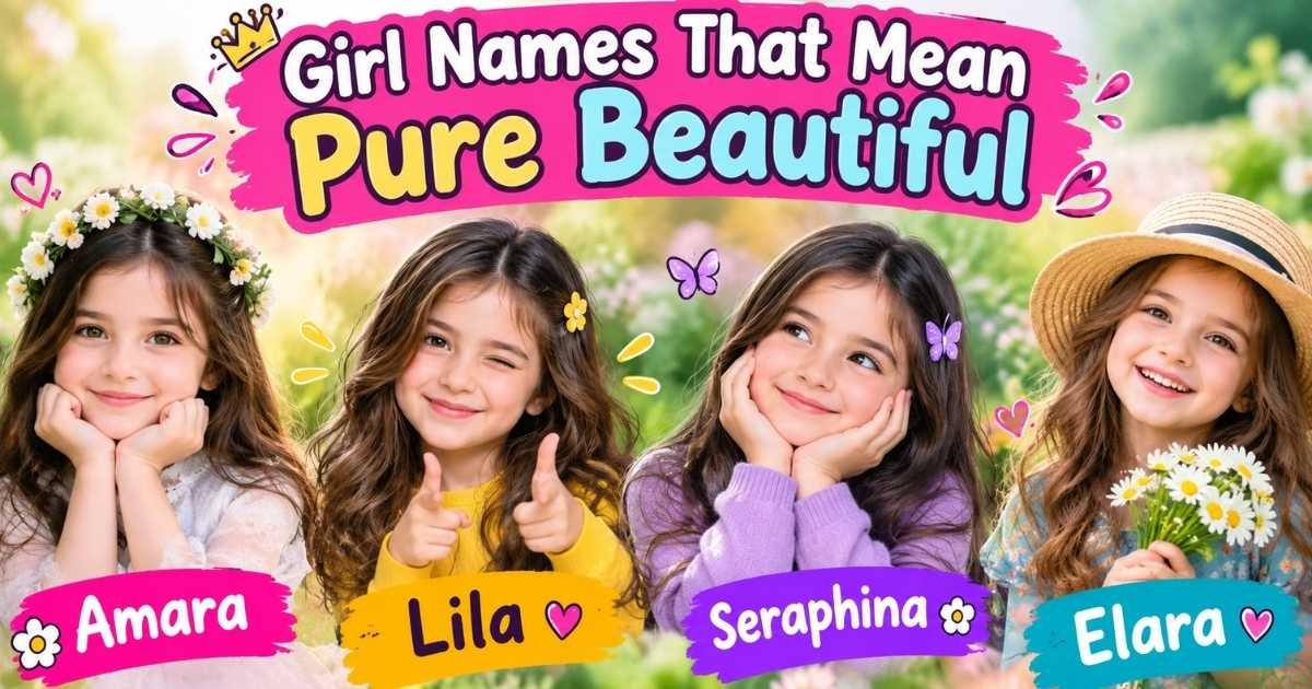Girl Names That Mean Pure Beautiful