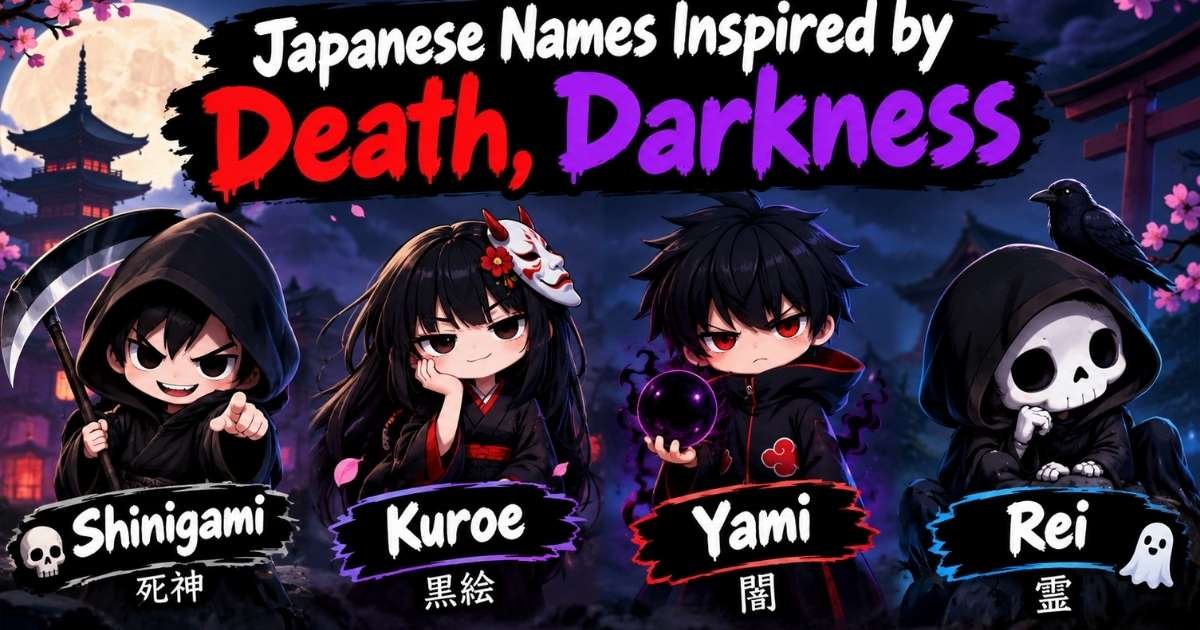 Japanese Names Inspired by Death