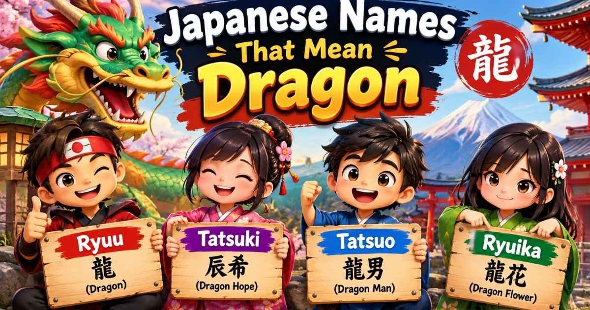 Japanese Names That Mean Dragon