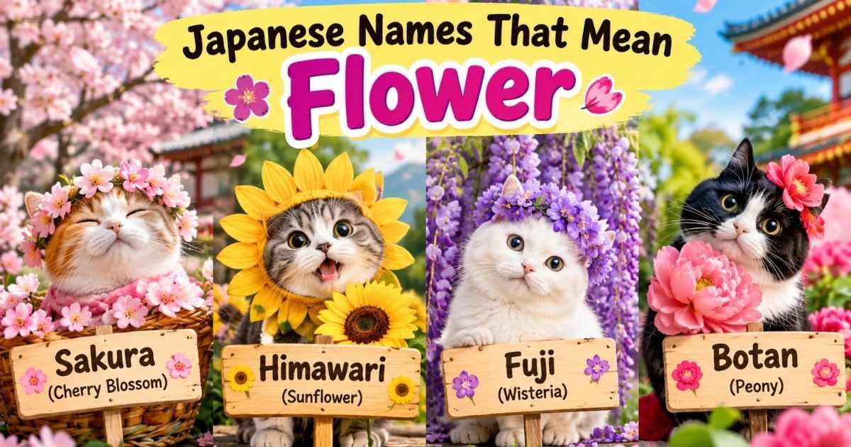Japanese Names That Mean Flower