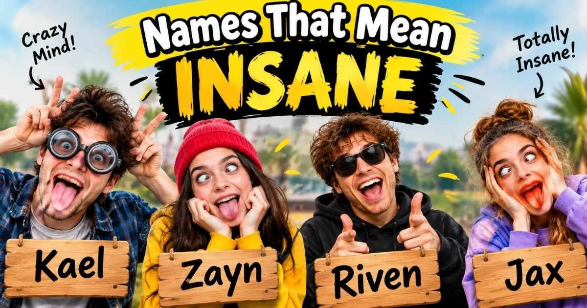 Names That Mean Insane