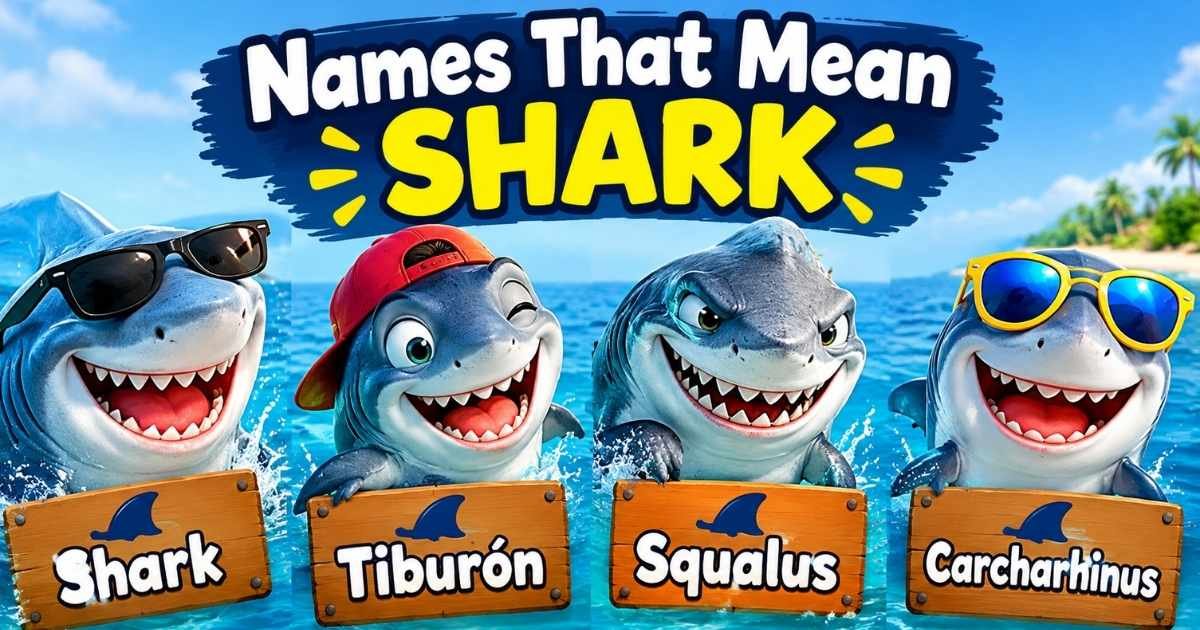 Names That Mean Shark