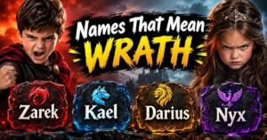 Names That Mean Wrath