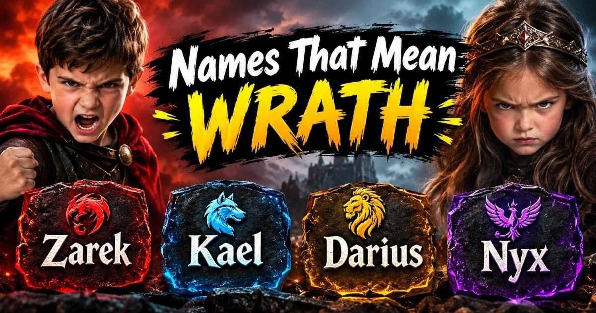 Names That Mean Wrath